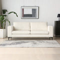 Minimalistisk og moderne hvit sofa