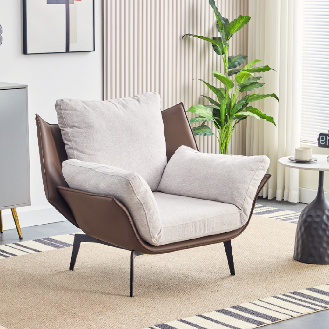 Moderne og eksklusiv design-lenestol