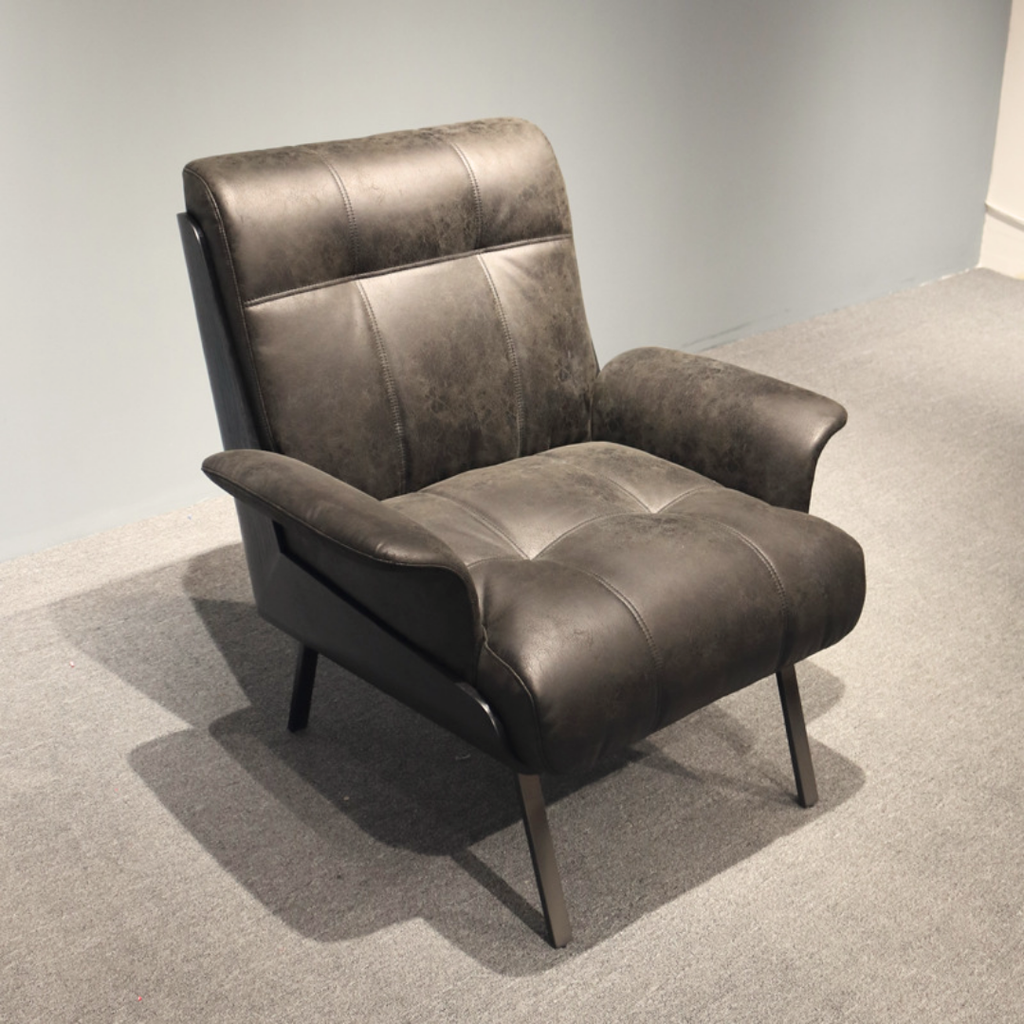 Robust og elegant skinnlenestol